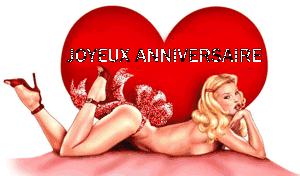 Gif joyeux anniversaire  sexy